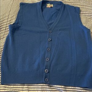 United Colors Of Benetton Blue vintage vest.